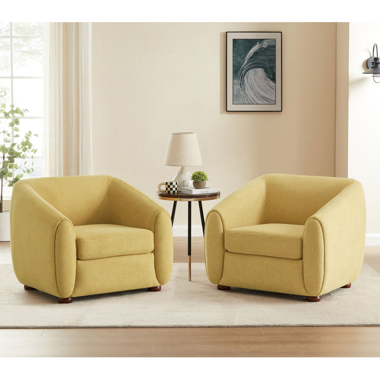 Darby Home Co Mykel Upholstered Barrel Chair Wayfair